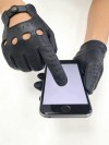 Premium Eco-Friendly Dyed Goatskin Touchscreen Driving Gloves | BSCI Factory