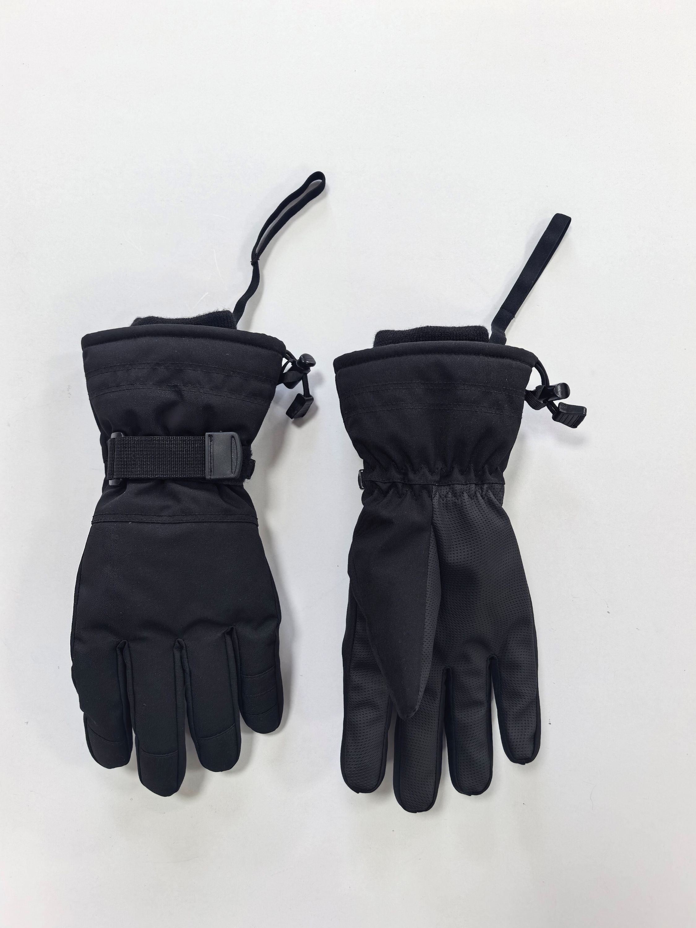 BSCI Certified Waterproof Ski Gloves, Non-Slip PU Palm, Adjustable Wrist Strap