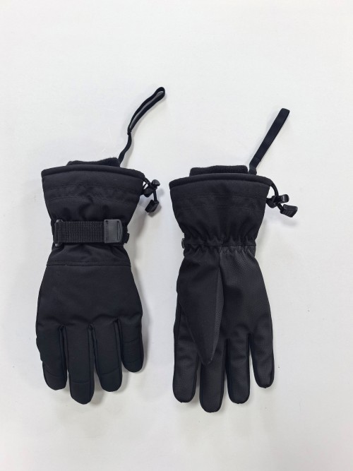 BSCI Certified Waterproof Ski Gloves, Non-Slip PU Palm, Adjustable Wrist Strap