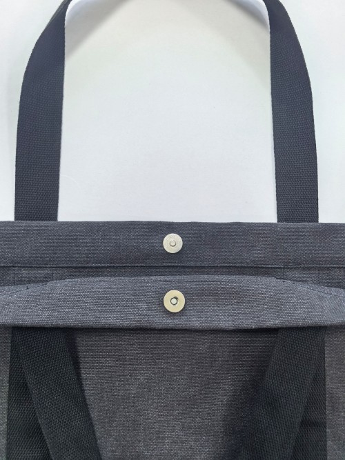 BSCI Certified 16oz Canvas Tote Bag - Magnetic & Inner Pocket