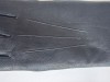 In Stock! Ready Made Mens Premium Eco-Friendly Dyed Genuine Goatskin Leather Gloves with Real Lamb Fur Lining