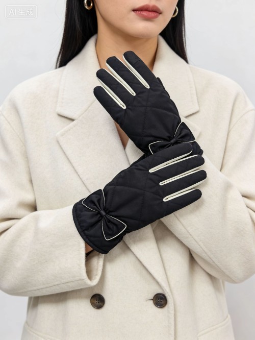 Womens Winter Warm Gloves, Waterproof Windproof Thermal Gloves with Polar Fleece Lining
