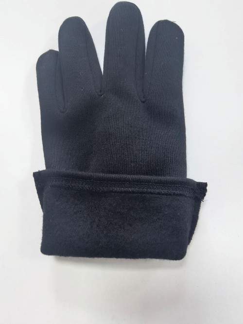 BSCI Certified Fleece-Lined Knitted Gloves for Men