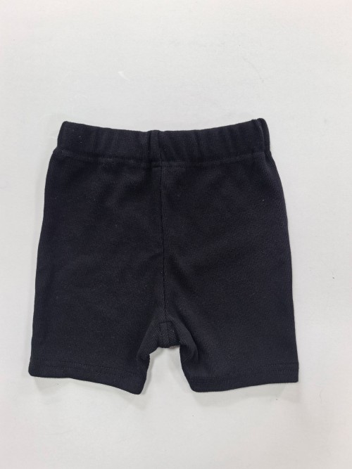 BSCI Certified Kids Stiped Ribbed Shorts, 2-7 Years Toddler Casual f Elastic Waist Shorts