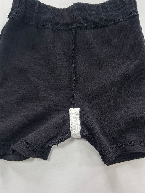BSCI Certified Kids Stiped Ribbed Shorts, 2-7 Years Toddler Casual f Elastic Waist Shorts