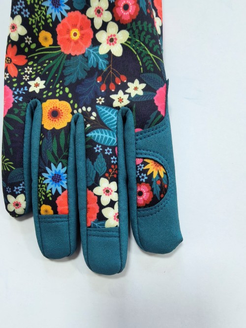 BSCI Certified Non-slip Garden Gloves for Women - Floral