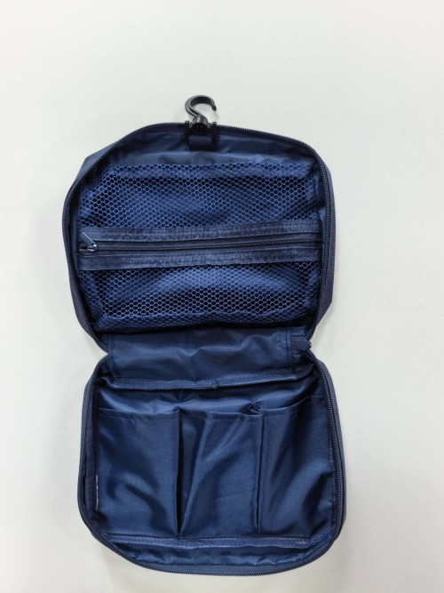 BSCI Certified Water-resistant Hanging Toiletry Bag for Men