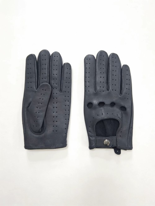 Premium Eco-Friendly Dyed Goatskin Touchscreen Driving Gloves | BSCI Factory