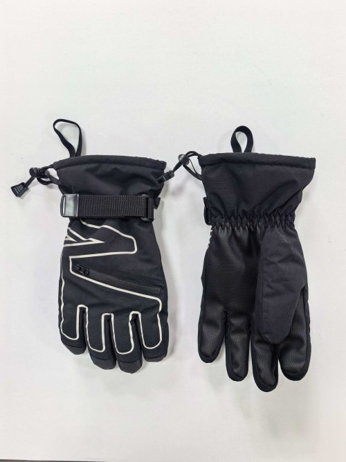 BSCI Certified Waterproof Ski Gloves with Non-Slip Palm, Touchscreen & Wrist Strap